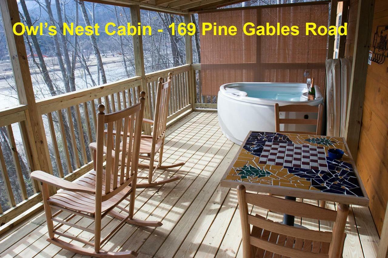 Pine Gables Cabins Villa Lake Lure Rom bilde